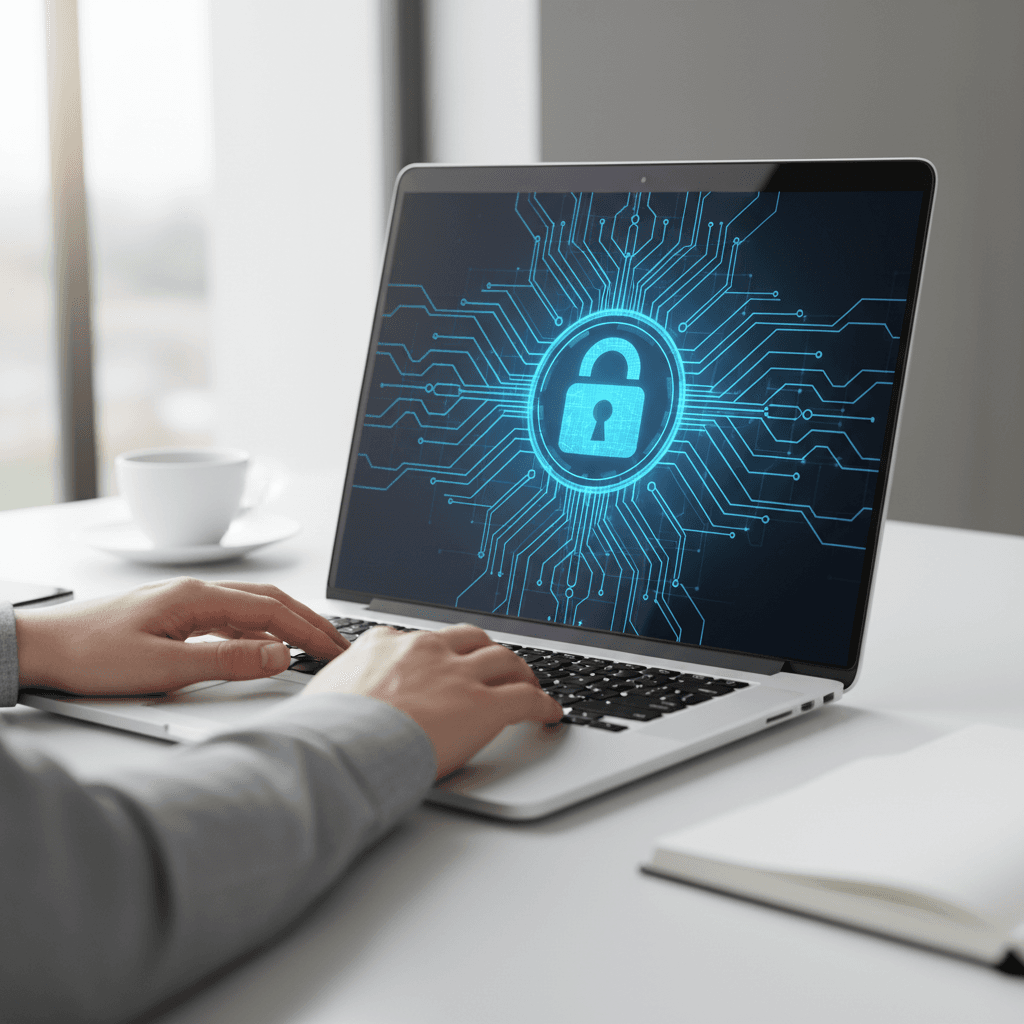 Email account security and authentication interface